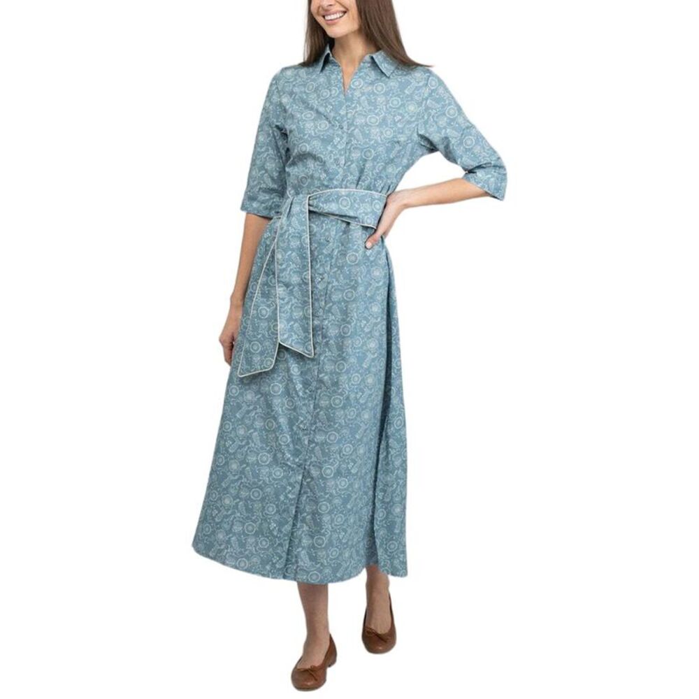 Beau & Ro Womens  Eloise Dress, Blue